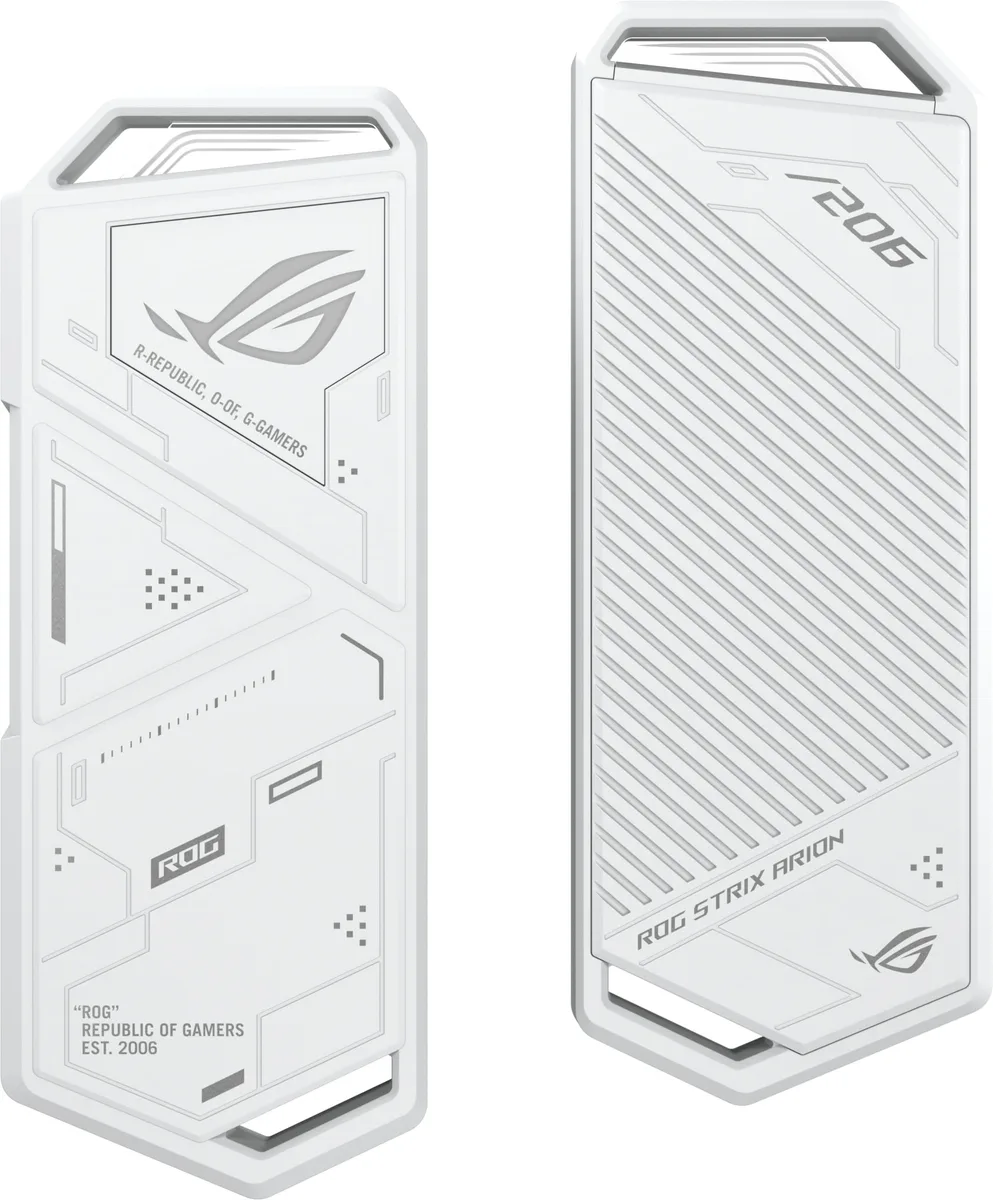 Портативний корпус ASUS алюмінієвий для SSD M.2 2230 2242 2260 2280 білий