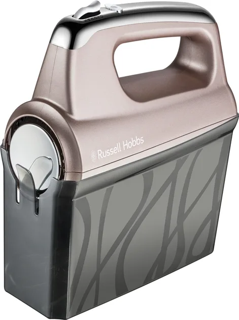 Ручний міксер Russell Hobbs 350 Вт 5 швидкостей пластик сріблястий