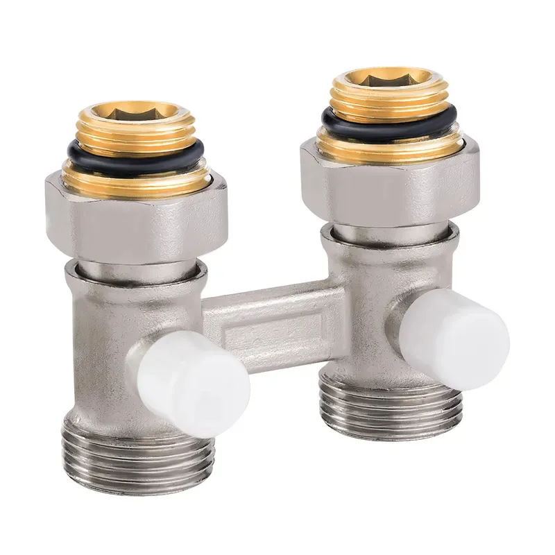 Вузол нижнього підключення радіатора 3/4"x1/2" латунь KR.1133 30 років служби