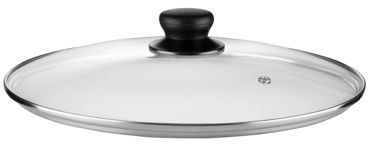 Кришка ARDESTO Gemini Gourmet, 28 см, жаростійке скло, нержавіюча сталь, бакеліт.