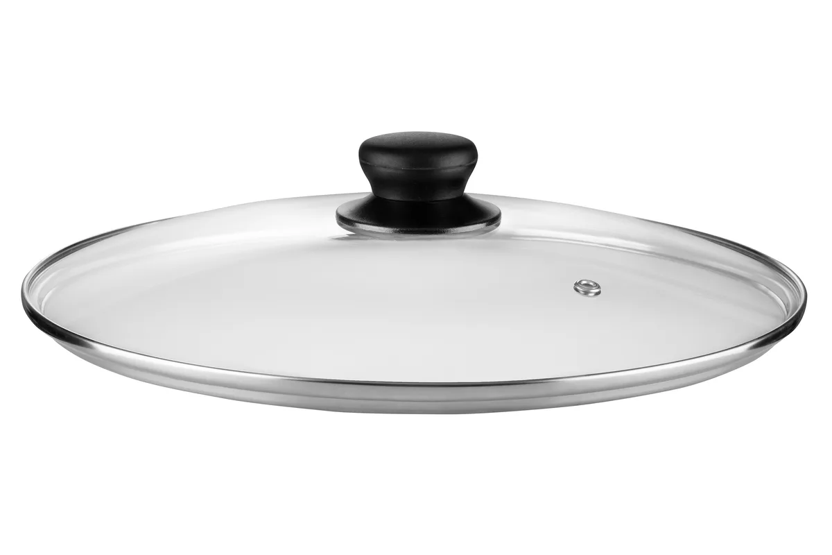 Кришка ARDESTO Gemini Gourmet, 28 см, жаростійке скло, нержавіюча сталь, бакеліт.