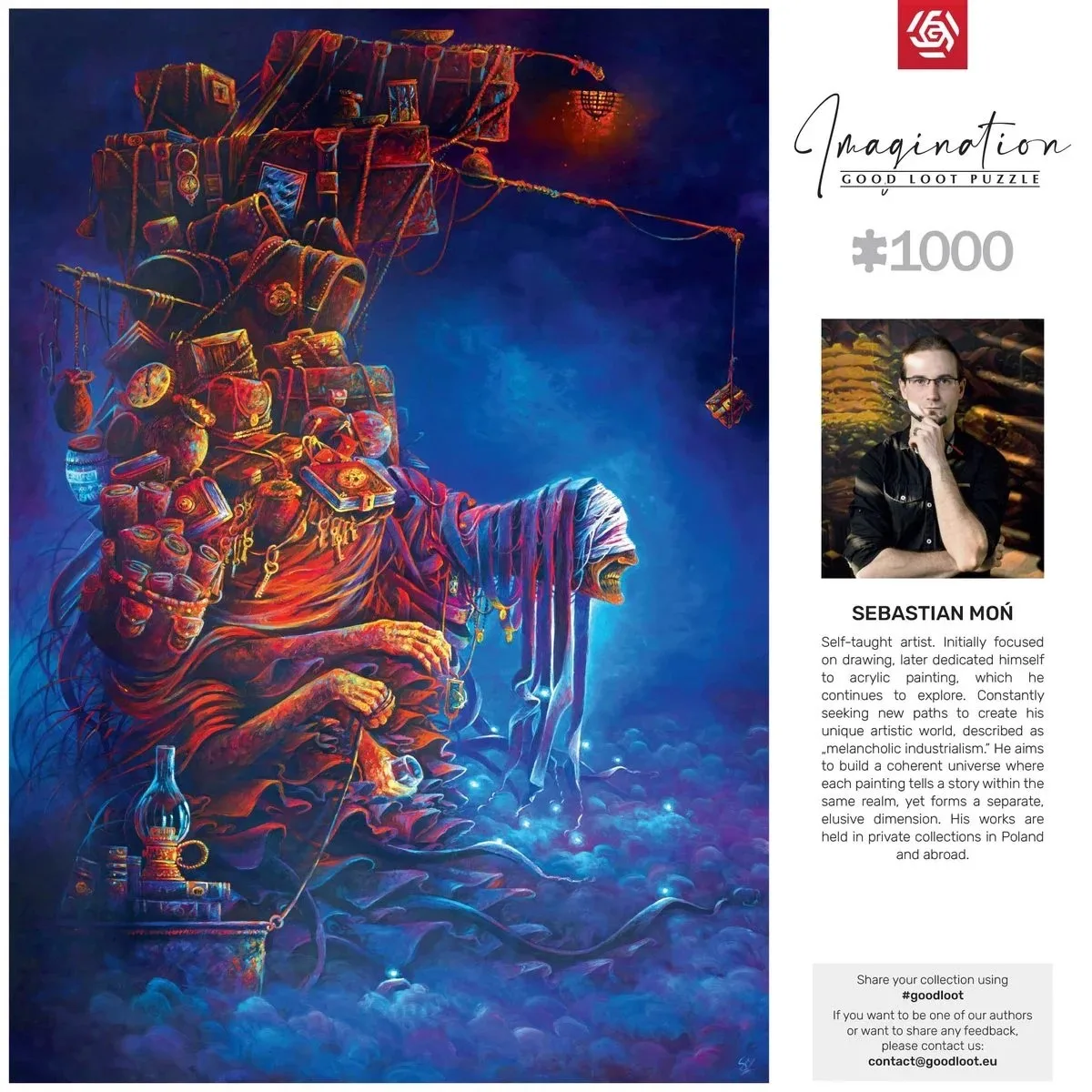 Пазл GoodLoot Imagination: Sebastian Mon The burden of experiences 1000 ел.