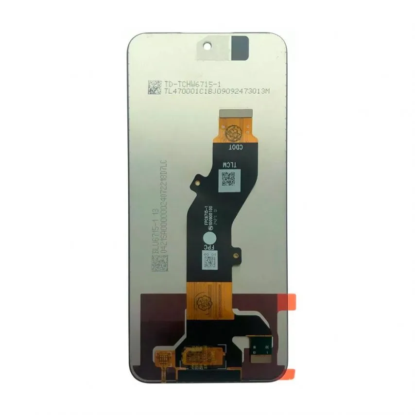 Дисплей IPS 6,6 дюймів для Infinix Hot 50i чорний з сенсорним екраном Original Quality