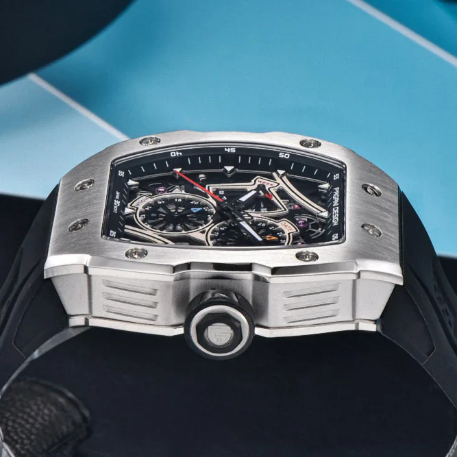 Годинники Pagani Design нержавіюча сталь 49х41 мм чорні