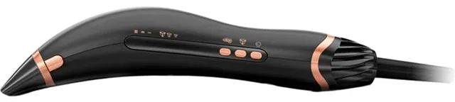Фен Rowenta 1300 Вт 3 скорости с ионизацией и концентраторами 8,6х30 см Черный