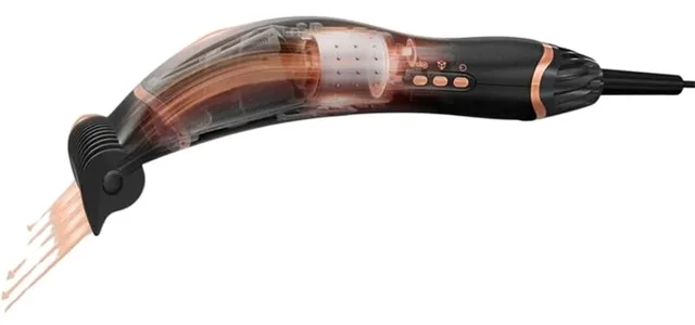 Фен Rowenta 1300 Вт 3 скорости с ионизацией и концентраторами 8,6х30 см Черный