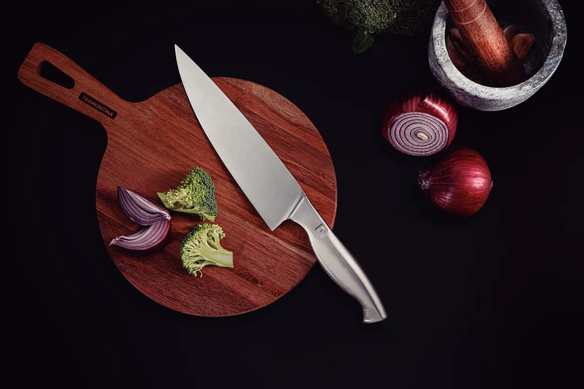 Ніж Chef Tramontina нержавіюча сталь 203 мм сталевий