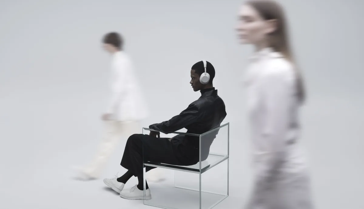 Наушники Over-ear Sony WH-1000XM6 BT 5.3, ANC, Hi-Res, AAC, LDAC, LC3, Wireless, Mic, Серебристый