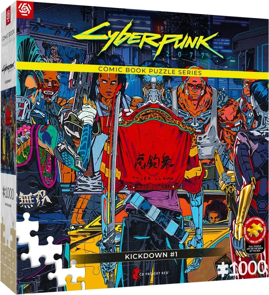 Пазл GoodLoot картонний 1000 елементів Cyberpunk 2077 Kickdown