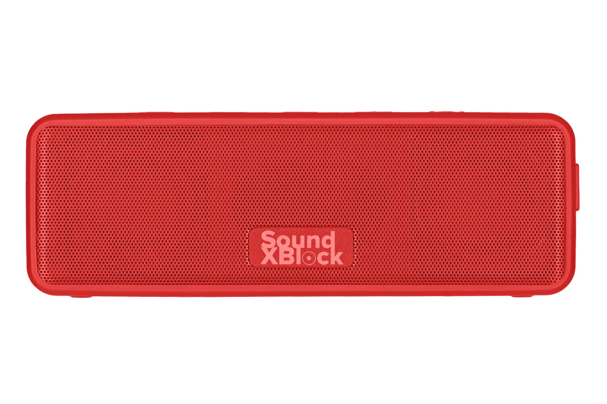 Акустическая система 2E SoundXBlock TWS, MP3, беспроводная, водонепроницаемая, красная.
