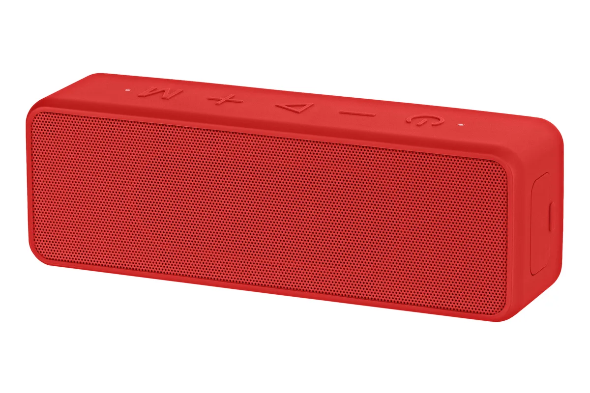 Акустическая система 2E SoundXBlock TWS, MP3, беспроводная, водонепроницаемая, красная.