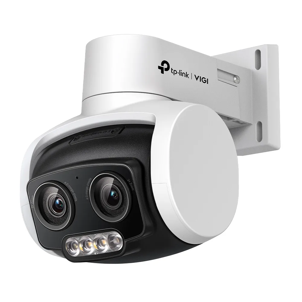 IP-Камера TP-LINK VIGI C540-V, PoE, 4Мп, 2,8-12мм, H265+, IP66, Dome, кольорове нічне бачення, подвійний об'єктив, зовнішня