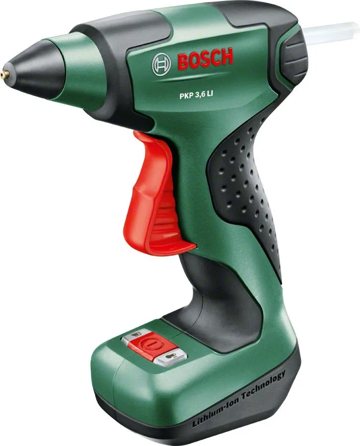 Акумуляторний клейовий пістолет Bosch 3.6В 7мм для склеювання паперу дерева кераміки швидкий клейовий пістолет
