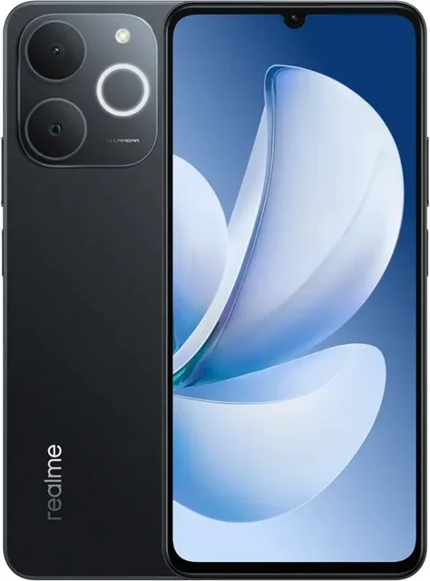 Смартфон Realme пластик 6.74 дюйми чорний 4ГБ 128ГБ