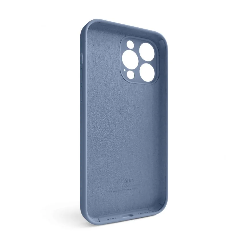 Чохол силіконовий для Apple iPhone 14 Pro Max  lavender grey закрита камера