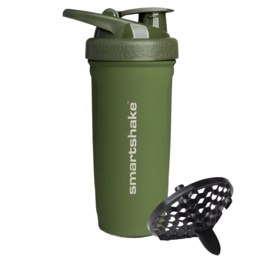 Шейкер спортивний SmartShake нержавіюча сталь 900 мл зелений