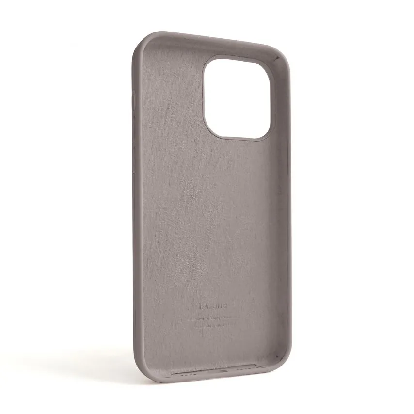 Чохол Silicone Case для Apple iPhone 14 Pro Max силіконовий сірий