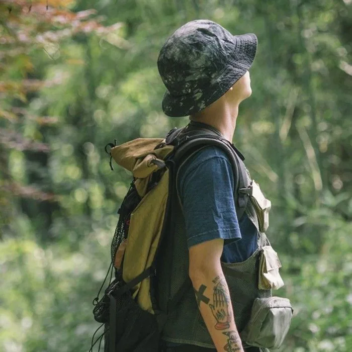 Панама туристична Naturehike поліефірне амінне волокно 52 г темно-синя