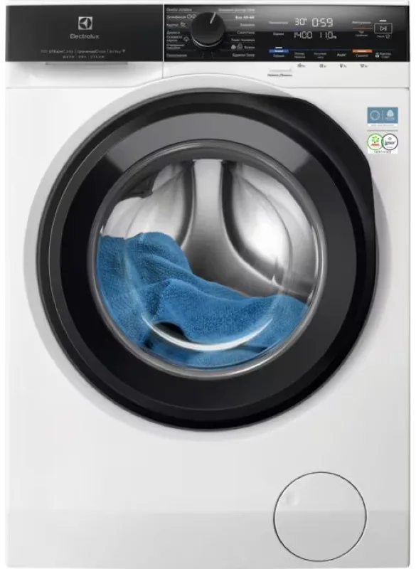 Прально-сушильна машина Electrolux фронтальна 11кг 1600 об/хв біла з парою і інвертором