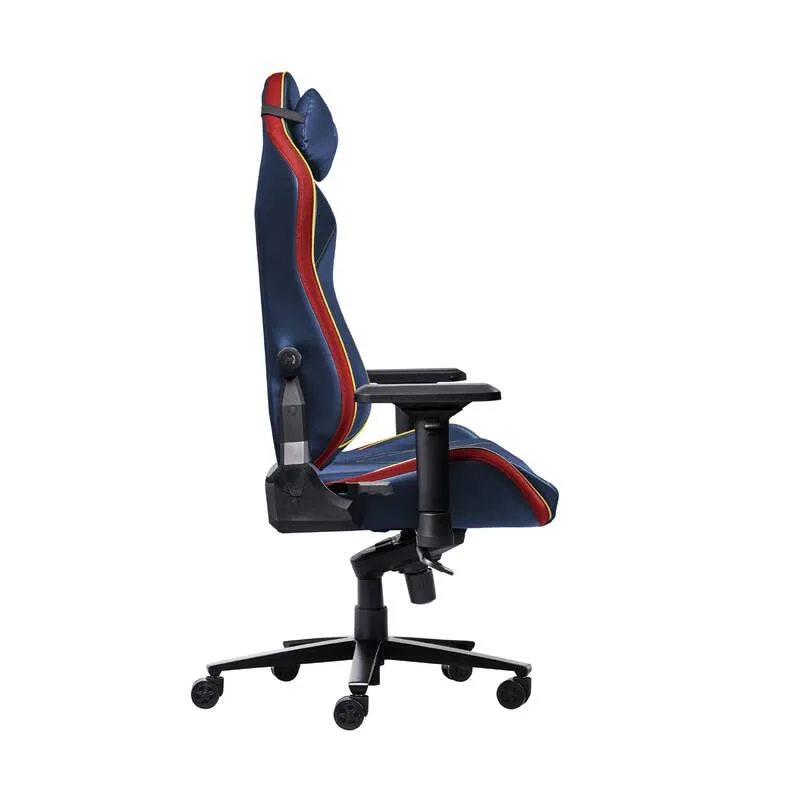 Крісло Trust GXT721SM Ruya Pro Superman edition, ПУ шкіра, Foldable Armrests, синій