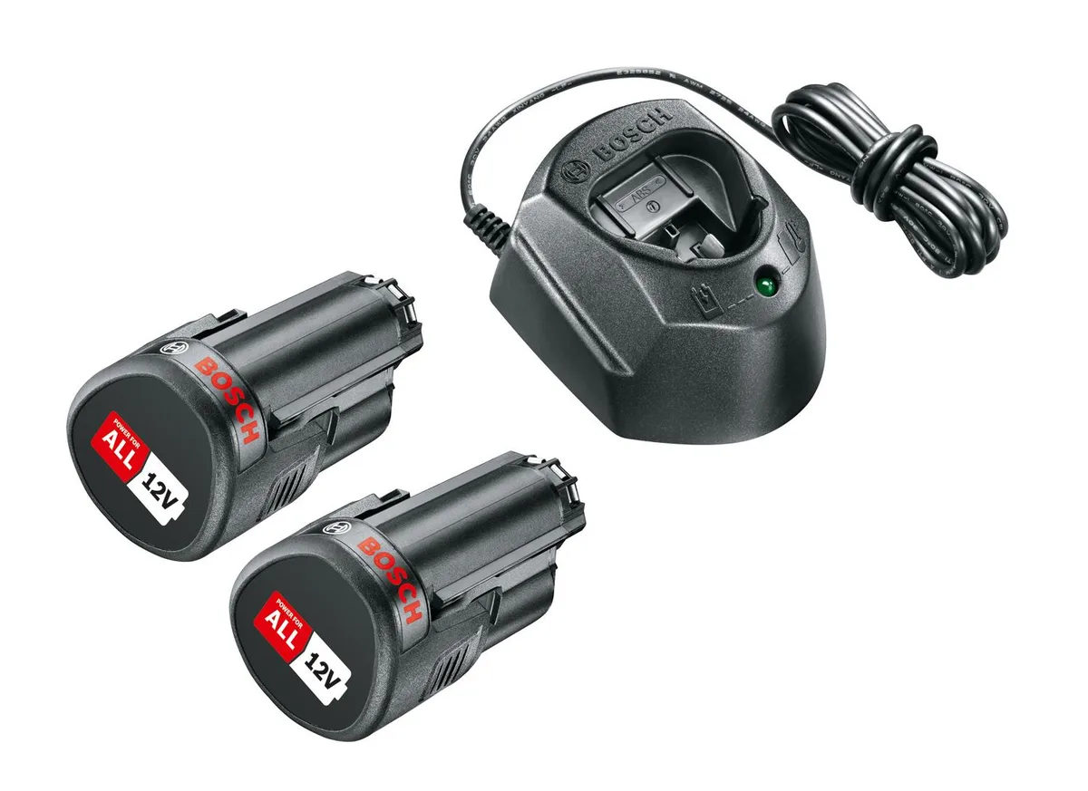 Комплект батареї та зарядного пристрою Bosch PBA 12В 2х1.5А·год ЗП GAL 1210 CВ