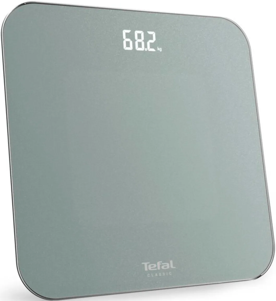 Весы напольные Tefal электронные стеклянные 31х31 см эвкалиптовые 180 кг