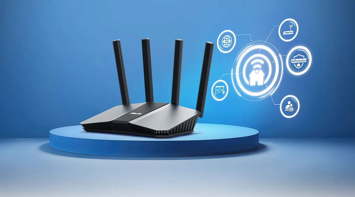 Маршрутизатор ASUS RT-BE55 BE3600 4xGE LAN, 2,5xGE WAN, MESH