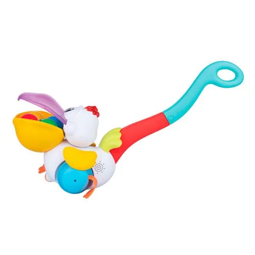 Игрушка-каталка Kiddi Smart Пеликан-Затейник для детей развивающая игрушка музыкальная