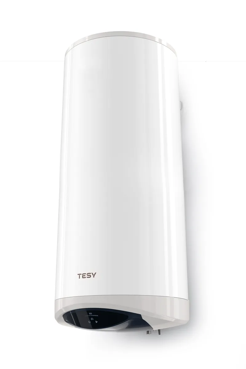 Електричний водонагрівач Tesy Modeco Cloud GCV 1204724D C22 ECW, об'ємом 120 л, потужністю 2.4 кВт, з керамічним сухим теном, круг