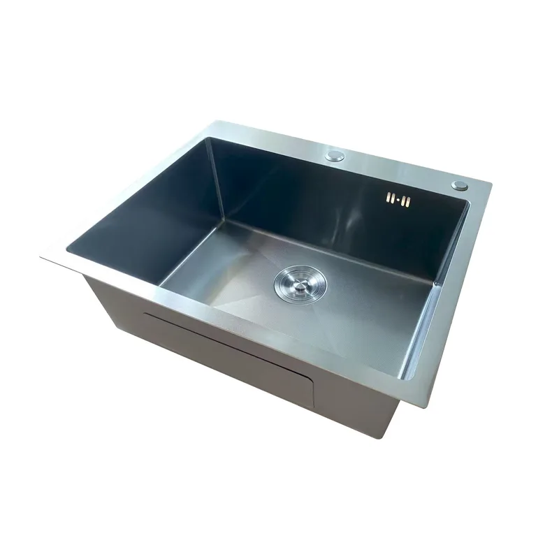 Мийка Mixxus нержавіюча сталь 600х500 мм чорна матова Micro Decor