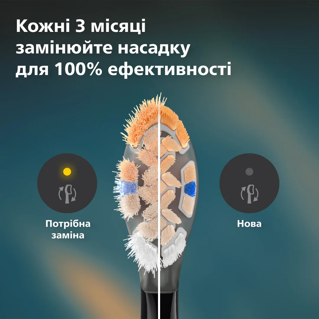 Насадка для зубної щітки Philips 2 шт біопластик 70%