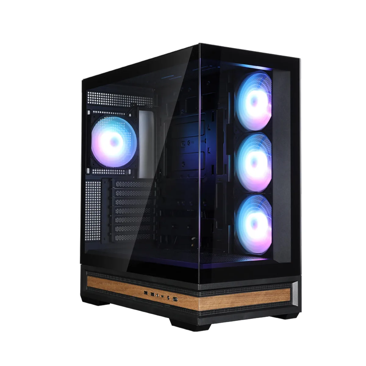 Корпус Zalman P40 NAMU без БЖ, 2xUSB3.0, 1x Type C, 3x120мм ARGB Reverse,  1x120мм ARGB, VGA 420мм, LCS ready, TG Side/Front Panel, ATX, чорний
