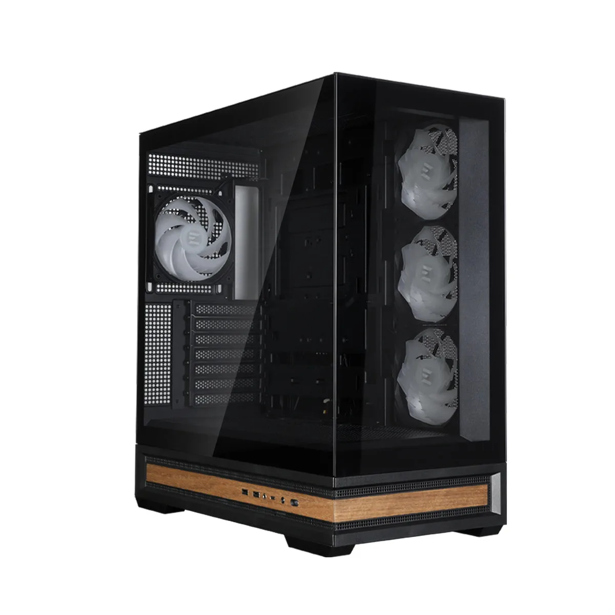Корпус Zalman P40 NAMU без БЖ, 2xUSB3.0, 1x Type C, 3x120мм ARGB Reverse,  1x120мм ARGB, VGA 420мм, LCS ready, TG Side/Front Panel, ATX, чорний