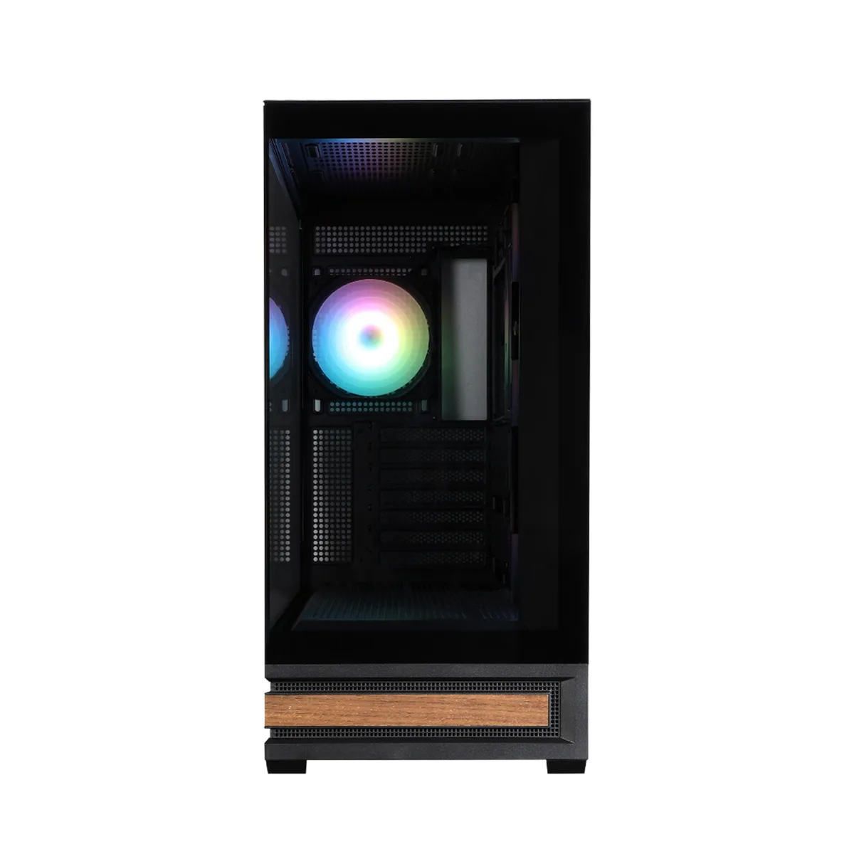 Корпус Zalman P40 NAMU без БЖ, 2xUSB3.0, 1x Type C, 3x120мм ARGB Reverse,  1x120мм ARGB, VGA 420мм, LCS ready, TG Side/Front Panel, ATX, чорний