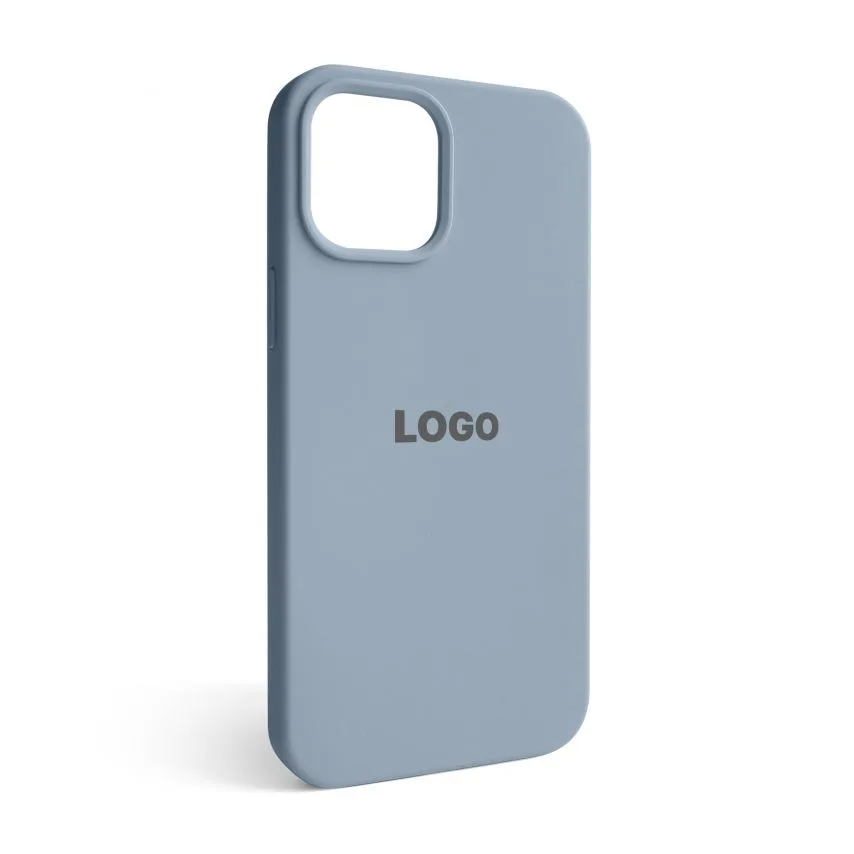 Чохол Silicone Case для iPhone 12 Pro Max силіконовий блакитний