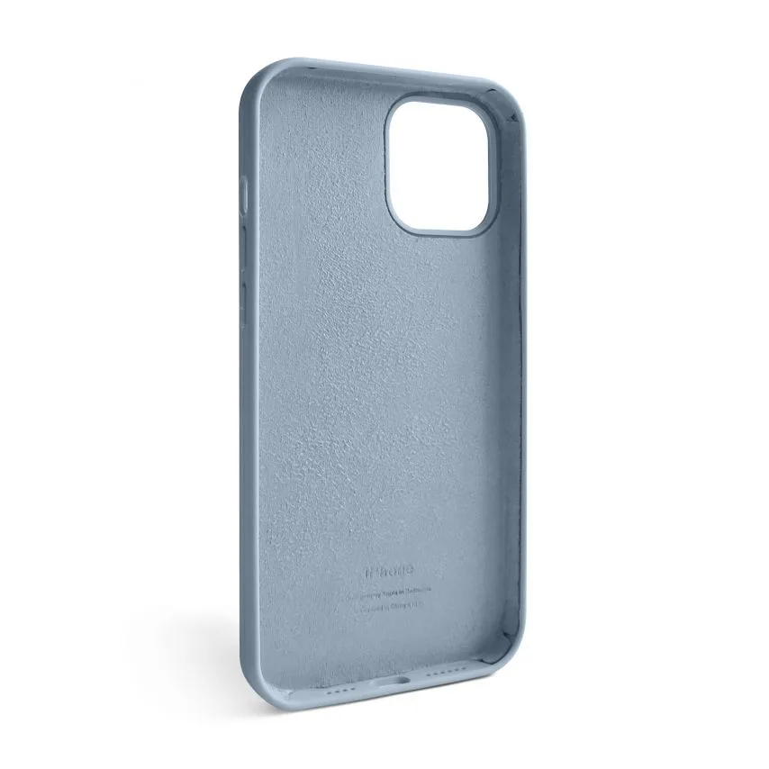 Чохол Silicone Case для iPhone 12 Pro Max силіконовий блакитний