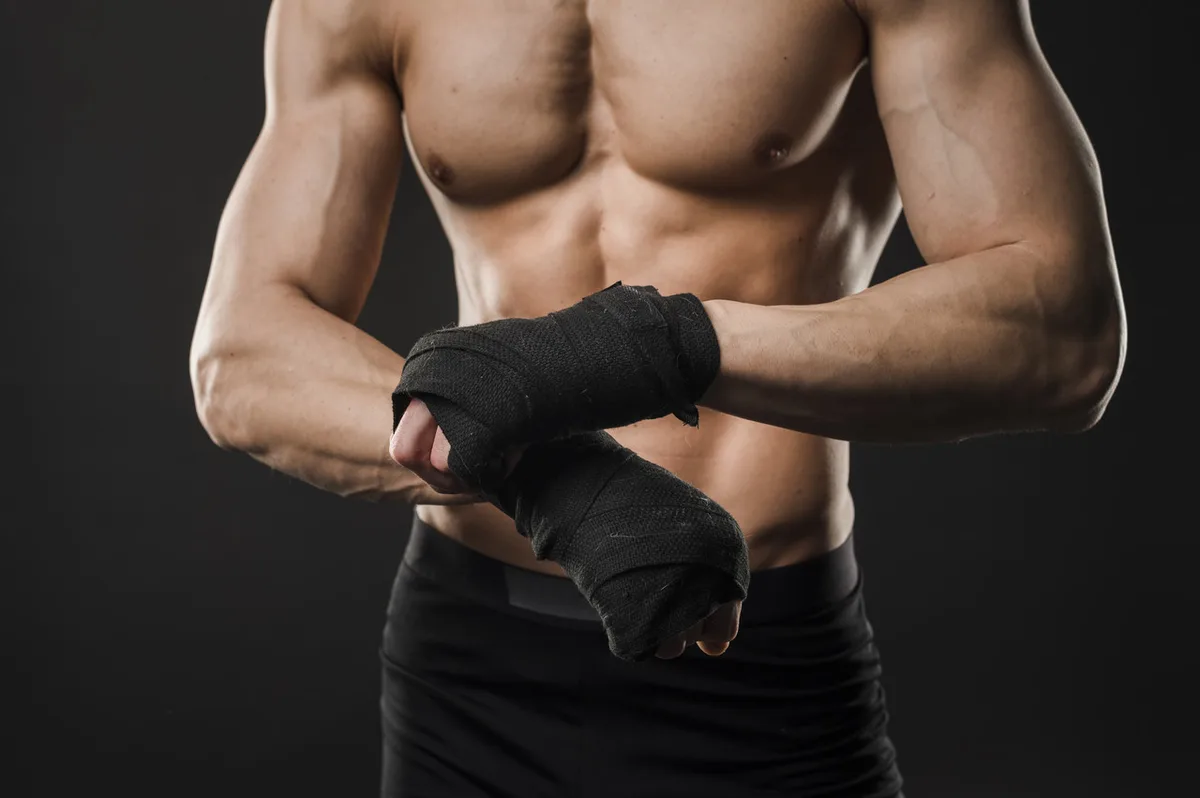 Бинти для боксу Active Point Lycra 4,5 м Чорні