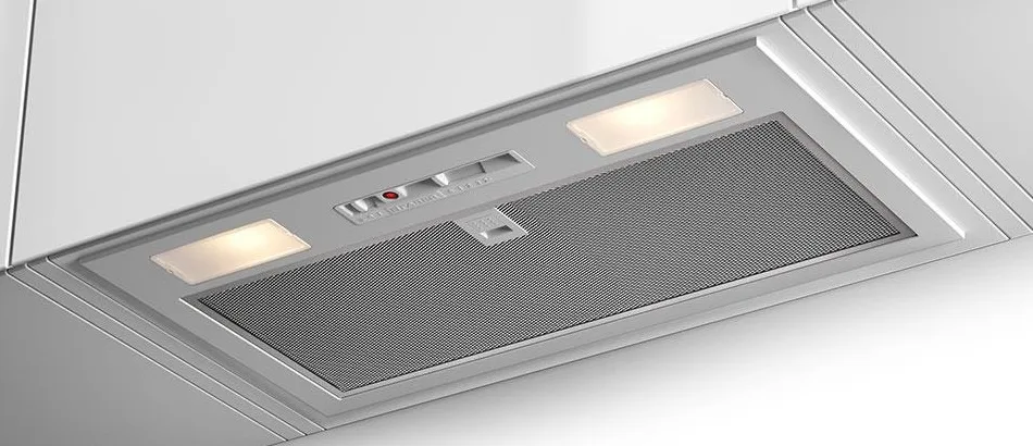 Вбудована витяжка Faber, 70 см, потужність 559 м3/год, модель Inka Smart C Lg A70, світло-сірого кольору.