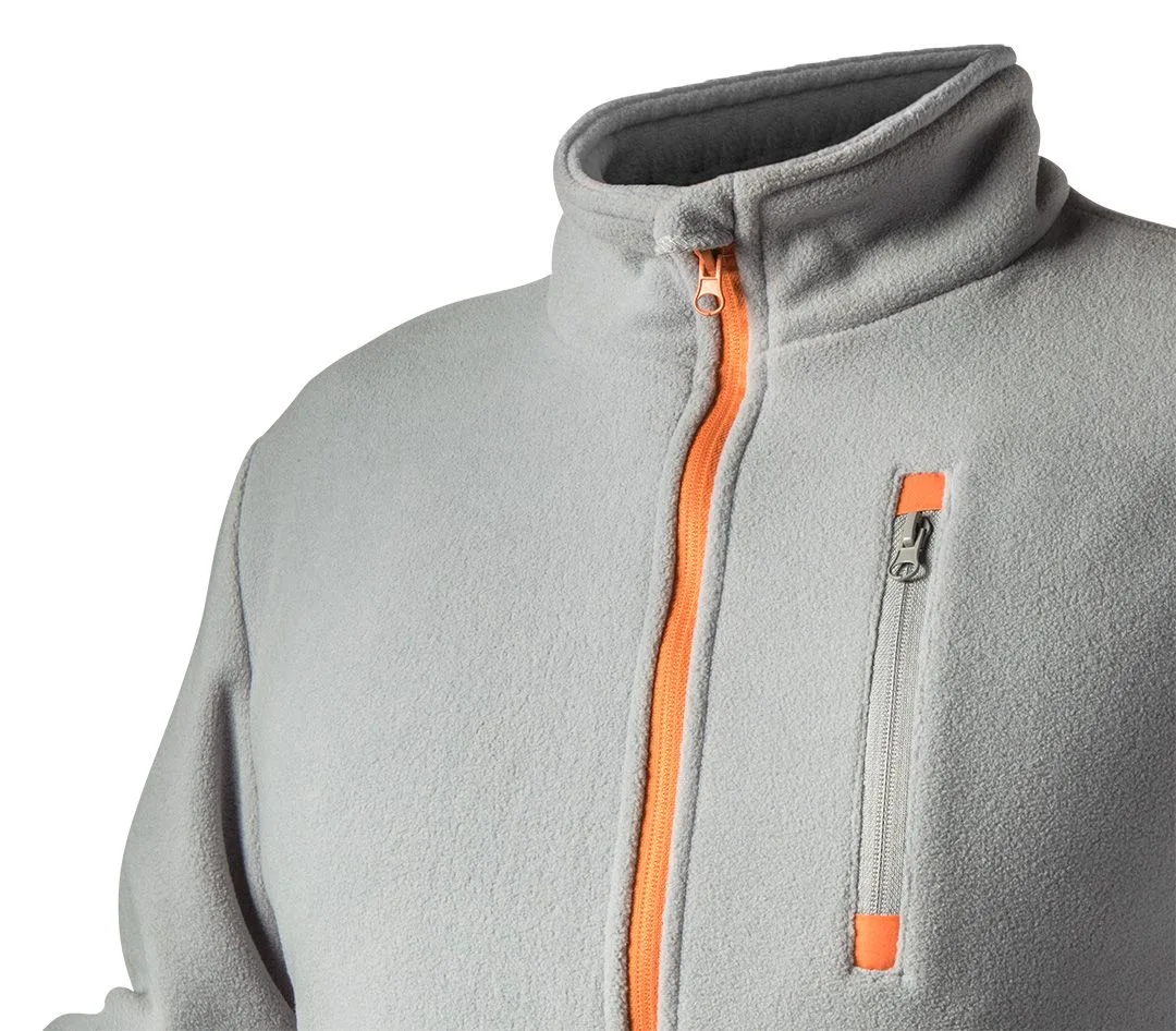 Флисовая рабочая кофта Neo Tools Outdoor, 300 г/м2, на молнии, размер S(48), светло-серая