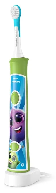 Зубна електрощітка Philips ультразвукова для дітей 62000 рухів на хвилину зелена