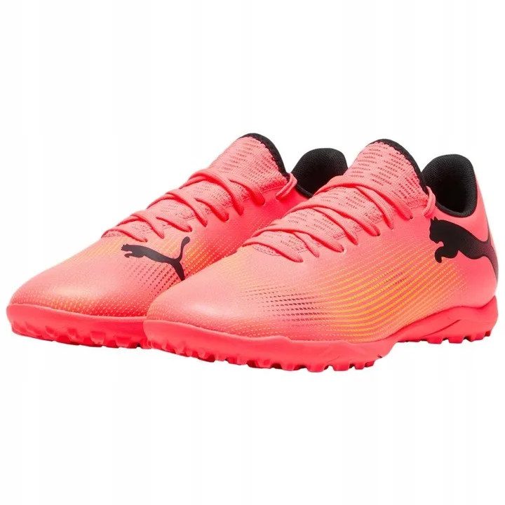 Сороконіжки Puma синтетичні розмір 40 чорні з акцентами Fire Orchid