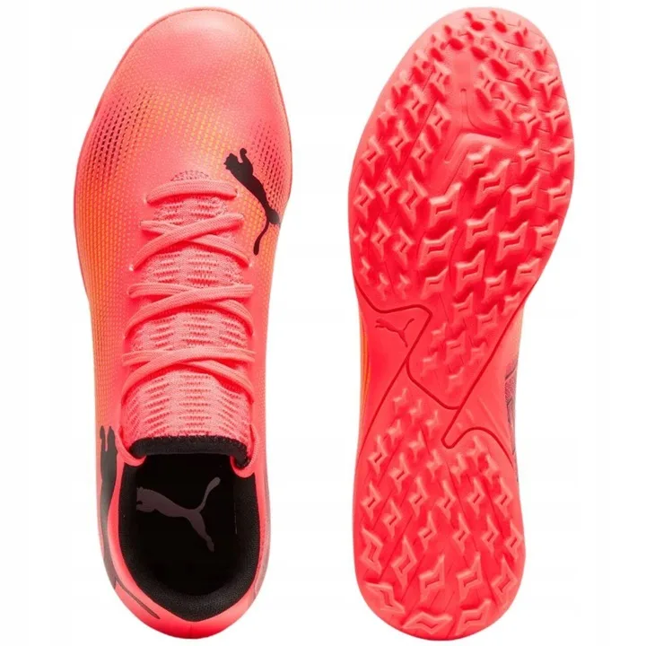 Сороконіжки Puma синтетичні розмір 40 чорні з акцентами Fire Orchid