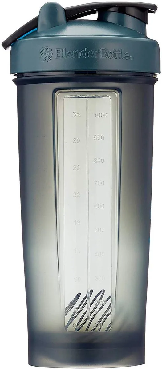 Шейкер спортивний BlenderBottle Tritan 1270 мл сірий синій