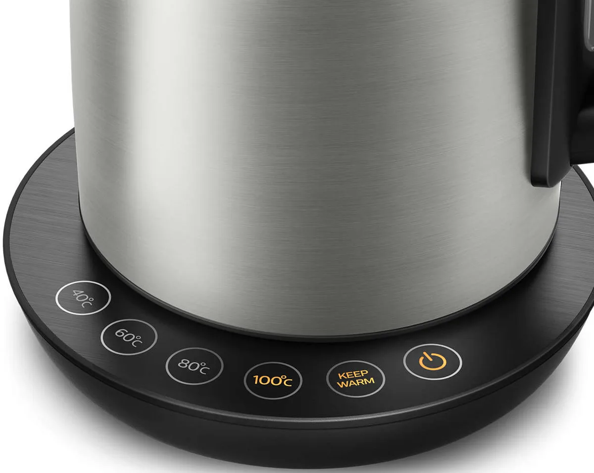 Електрочайник Philips нержавіюча сталь 1,7 л чорний 1850 Вт