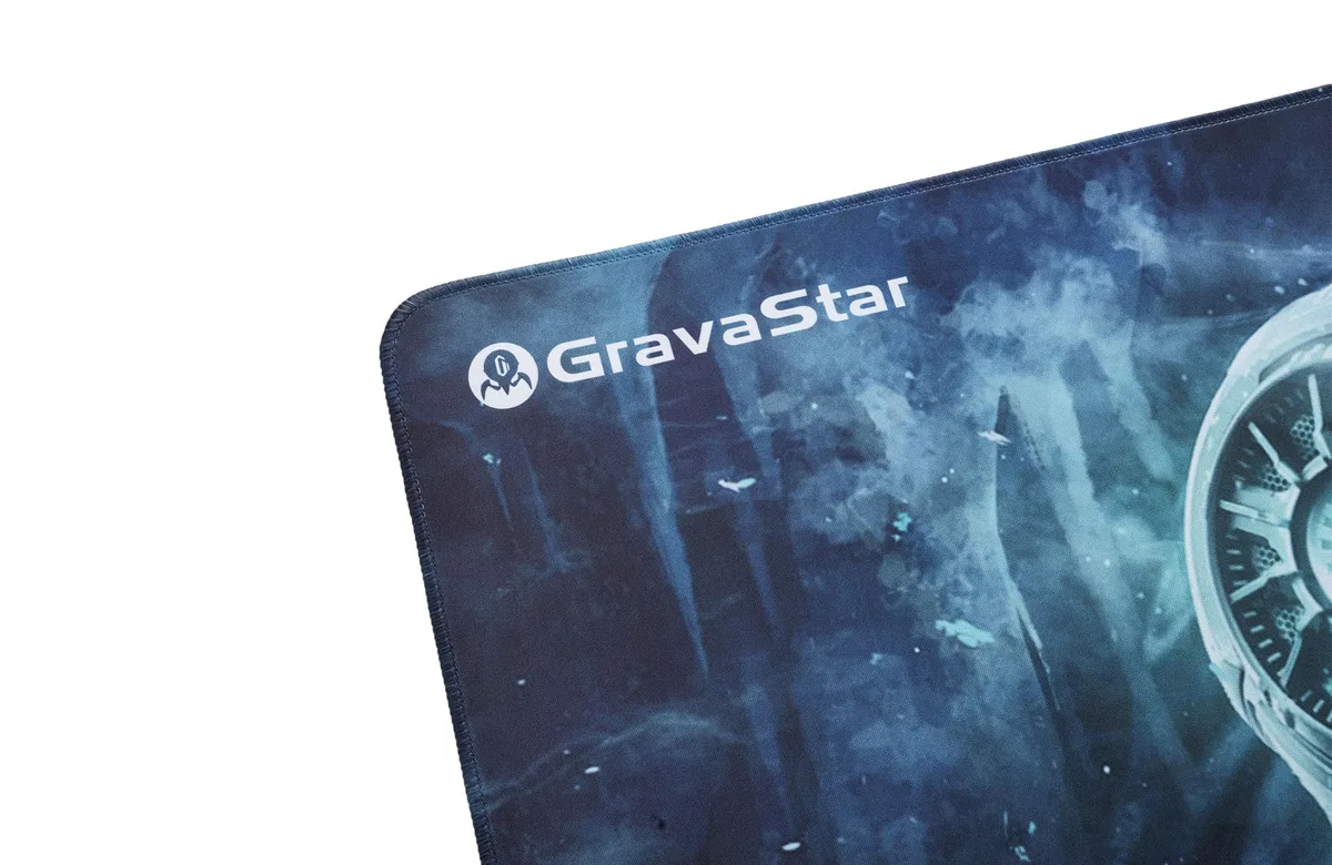 Ігрова поверхня GravaStar тканина 900х450х3 мм біла з малюнком WINTER