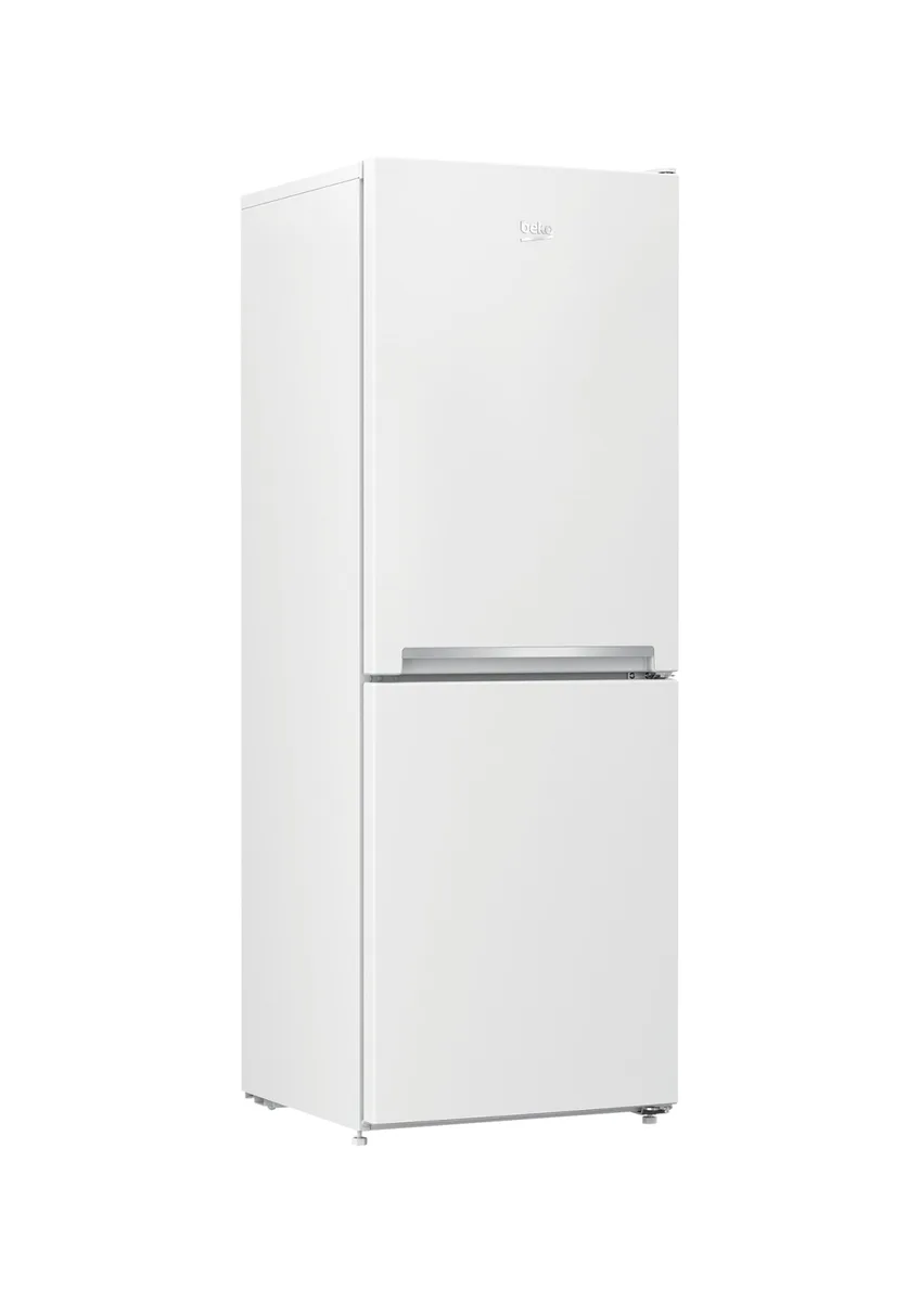 Холодильник Beko с нижней морозильной камерой 229 л двухкамерный для кухни с механическим управлением белый