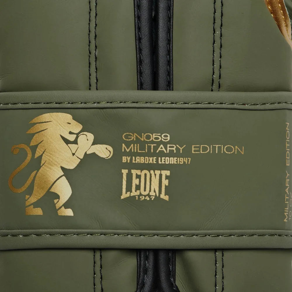Боксерські рукавиці Leone штучна шкіра 10 унцій зелений