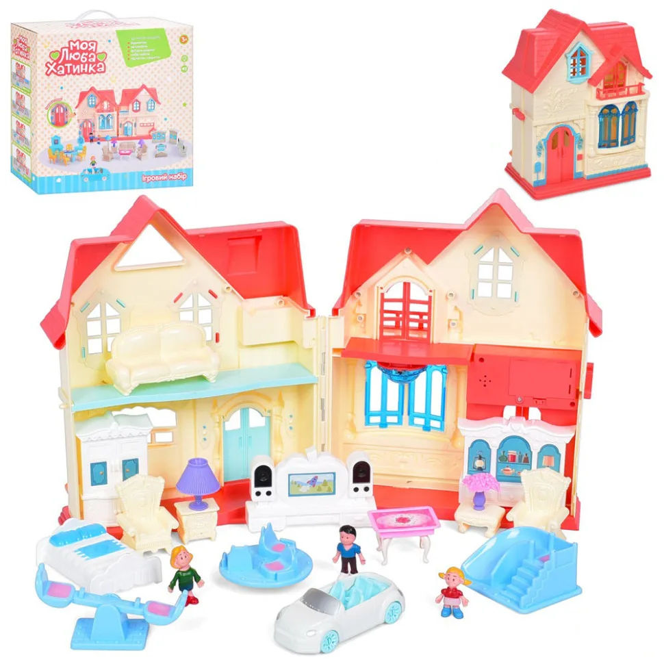 Детский игровой домик Limo Toy пластик 48х31 см многоцветный со светом и звуком
