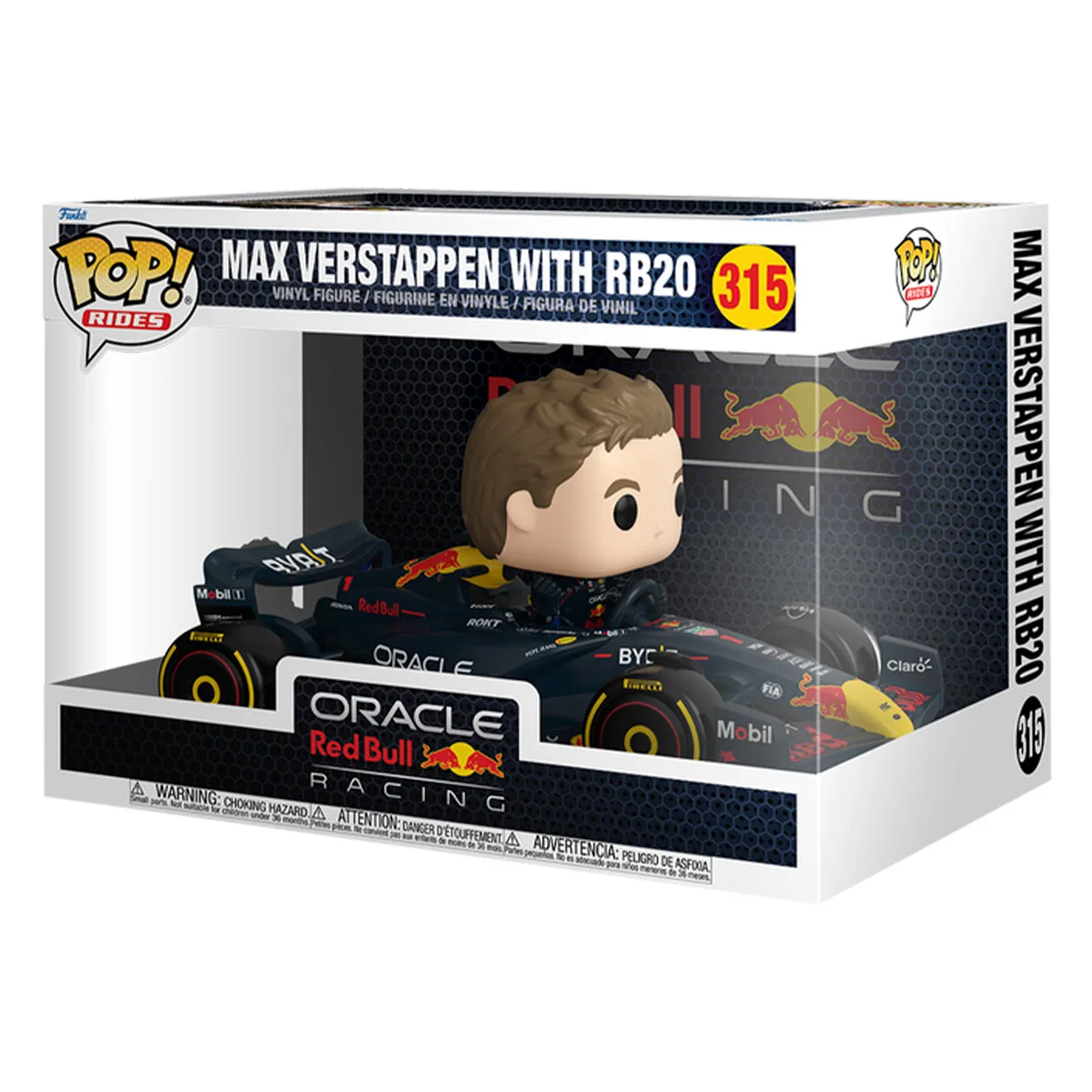 Ігрова фігурка Funko POP! Rides вініл 18х10,5х11 см Формула-1 Макс Ферстаппен
