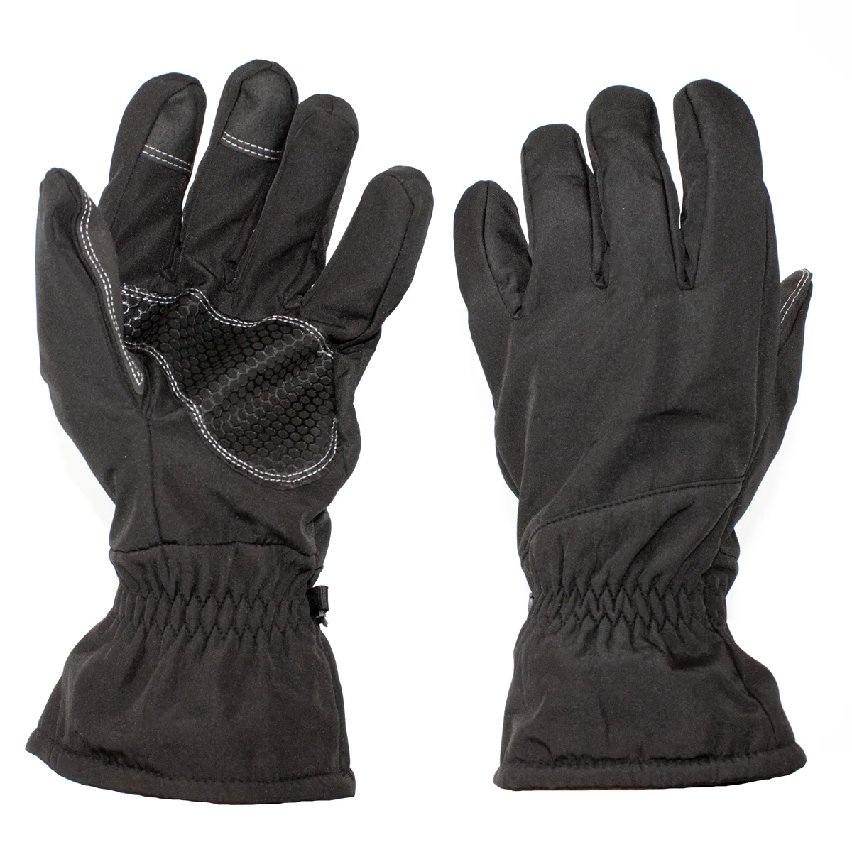 Рукавиці зимові UAD SoftShell XL Чорні сенсорні 3 шари